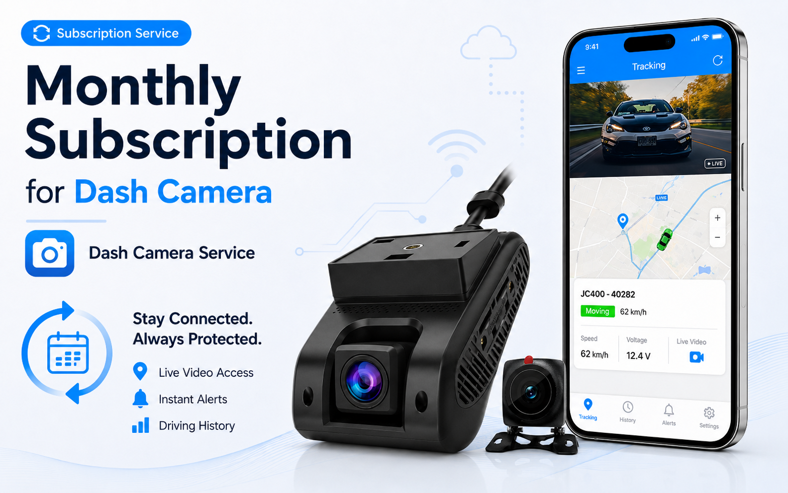 Dash camera subscription